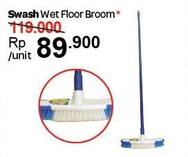 Promo Harga SWASH Wet Floor Broom  - Carrefour
