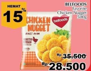 Promo Harga BELFOODS Nugget 500 gr - Giant