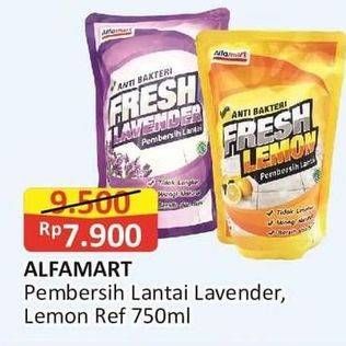 Promo Harga ALFAMART Pembersih Lantai Lemon, Lavender 750 ml - Alfamart