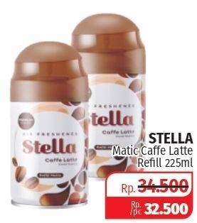 Promo Harga STELLA Matic Refill Cafe Latte 225 ml - Lotte Grosir
