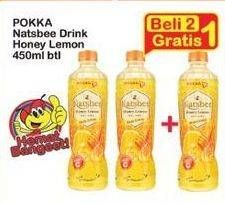 Promo Harga POKKA Natsbee Drink Honey Lemon 450 ml - Indomaret