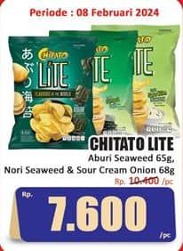 Promo Harga Chitato Lite Snack Potato Chips Aburi Seaweed, Seaweed, Sour Cream Onion 65 gr - Hari Hari