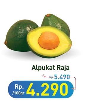 Promo Harga Alpukat Raja per 100 gr - Hypermart