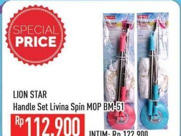 Promo Harga LION STAR Livina Spin Mop BM51  - Hypermart