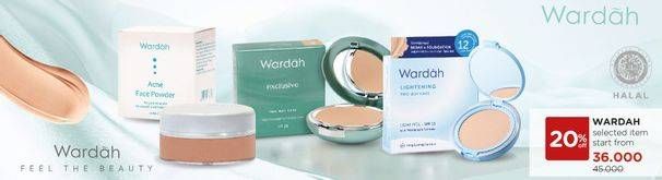 Promo Harga WARDAH Kosmetik Selected Item  - Watsons