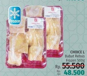 Promo Harga CHOICE L Babat Rebus 500 gr - LotteMart