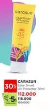 Promo Harga Carasun Solar Smart UV Protector Spf 45 70 ml - Watsons