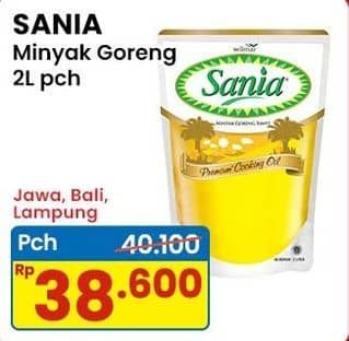 Promo Harga Sania Minyak Goreng 2000 ml - Indomaret