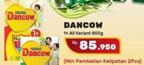 Promo Harga DANCOW Nutritods 1+ Cokelat, Madu, Vanila 800 gr - Yogya