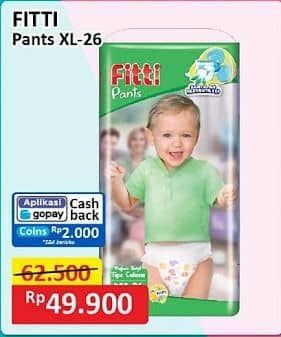 Promo Harga Fitti Pants XL26 26 pcs - Alfamart