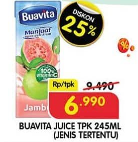 Promo Harga Buavita Fresh Juice 245 ml - Superindo