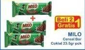 Promo Harga Milo Cereal Bar Chocolate 23 gr - Indomaret