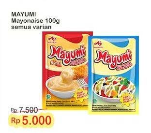 Promo Harga Mayumi Mayonnaise All Variants 100 gr - Indomaret