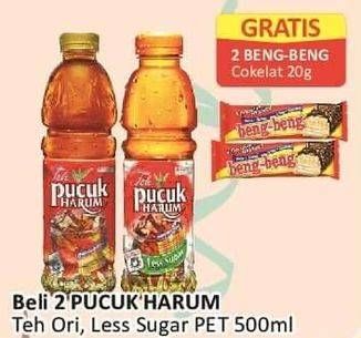 Promo Harga TEH PUCUK HARUM Minuman Teh Jasmine, Less Sugar 500 ml - Alfamart