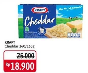 Promo Harga KRAFT Cheese Cheddar 160 gr - Alfamidi