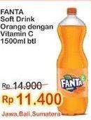 Promo Harga FANTA Minuman Soda Orange 1500 ml - Indomaret
