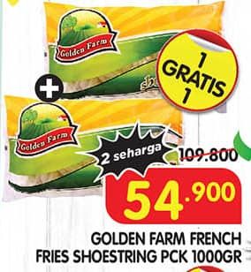 Promo Harga Golden Farm French Fries Shoestring 1000 gr - Superindo