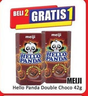 Promo Harga Meiji Hello Panda Biscuit Double Chocolate 45 gr - Hari Hari