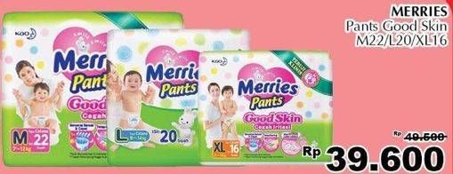 Promo Harga Merries Pants Good Skin M22, L20, XL16  - Giant