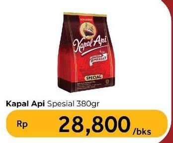 Promo Harga Kapal Api Kopi Bubuk Special 380 gr - Carrefour