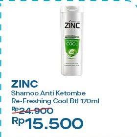 Promo Harga Zinc Shampoo Refreshing Cool 170 ml - Indomaret