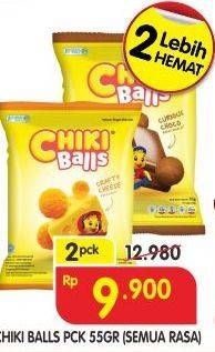 Promo Harga CHIKI BALLS Chicken Snack All Variants per 2 pouch 55 gr - Superindo