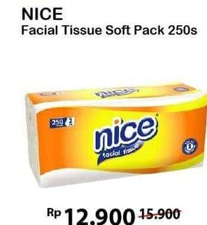 Promo Harga NICE Facial Tissue Softpack Non Parfum 250 gr - Alfamart