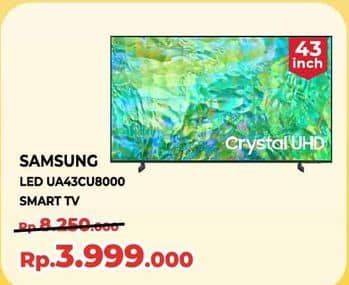 Promo Harga Samsung UA43CU8000K  - Yogya