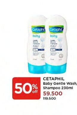 Promo Harga CETAPHIL Baby Gentle Wash & Shampoo 230 ml - Watsons