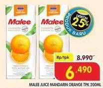 Promo Harga Malee Juice Mandarin Orange 200 ml - Superindo
