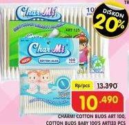 Promo Harga CHARMI Cotton Buds Baby 100 pcs - Superindo