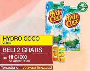 Promo Harga Beli 2 Hydro Coco Gratis 1 HI C1000  - Yogya