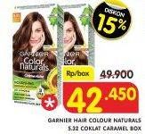 Promo Harga GARNIER Hair Color Naturals, Cokelat Karamel  - Superindo