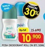 Promo Harga Posh Deo Roll On All Variants 50 ml - Superindo