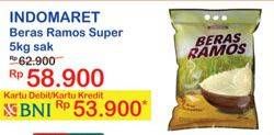 Promo Harga Indomaret Beras Ramos Super 5 kg - Indomaret