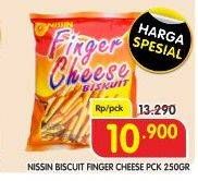Promo Harga NISSIN Finger Cheese 250 gr - Superindo