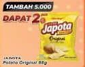 Promo Harga Japota Potato Chips Original 68 gr - Alfamart