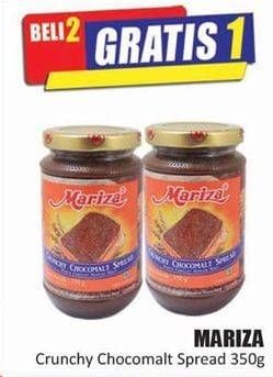 Promo Harga MARIZA Crunchy Chocomalt Spread  350 gr - Hari Hari