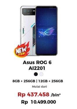 Promo Harga Asus ROG 6 AI2201 12GB + 256GB, 8GB + 256GB  - Erafone