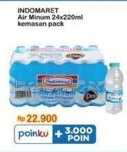 Promo Harga Indomaret Air Mineral per 24 botol 220 ml - Indomaret