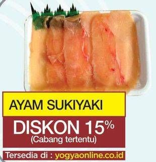 Promo Harga Ayam Sukiyaki per 100 gr - Yogya