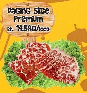 Promo Harga Beef Short Plate Slice Premium per 100 gr - Yogya
