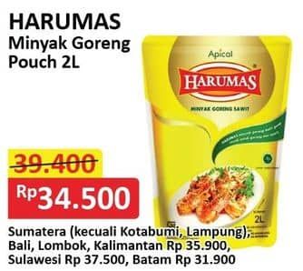 Promo Harga Harumas Minyak Goreng 2000 ml - Alfamart