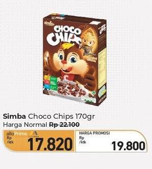 Promo Harga Simba Cereal Choco Chips 170 gr - Carrefour