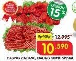 Promo Harga Daging Rendang, Giling Spesial  - Superindo