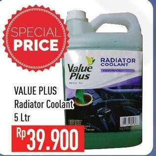 Promo Harga VALUE PLUS Radiator Coolant 5 ltr - Hypermart