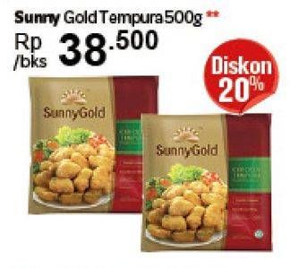 Promo Harga SUNNY GOLD Chicken Tempura 500 gr - Carrefour