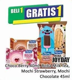 Promo Harga JOYDAY Choco Berry, Boba Milk Tea, Mochi Strawberry, Chocolate 45ml  - Hari Hari