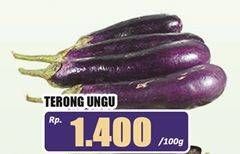 Promo Harga Terong Ungu per 100 gr - Hari Hari