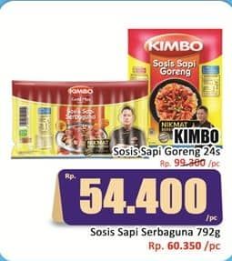 Promo Harga Kimbo Sosis Sapi Goreng 744 gr - Hari Hari